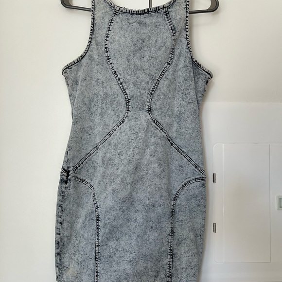 Denim mini dress - Picture 3 of 3